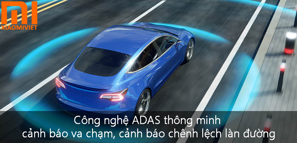 Camera hành trình 70mai Dash Cam Pro Plus A500 chuẩn 2K - Bản quốc tế Công nghệ ADAS thông minh cảnh báo va chạm, cảnh báo chênh lệch làn đường