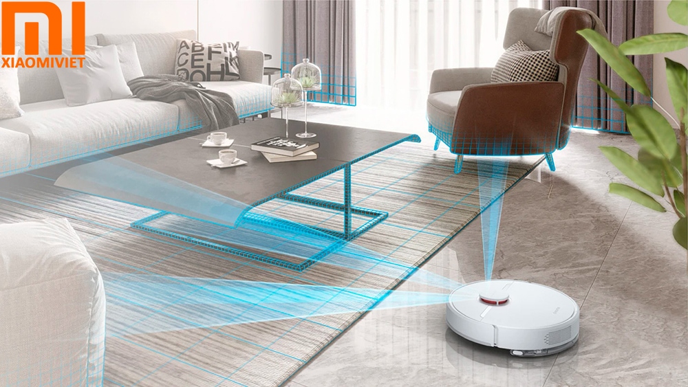 Robot hút bụi lau nhà Xiaomi Dreame D9 - Bản Quốc Tế Robot hút bụi lau nhà Xiaomi Dreame D9 cho khả năng nhận diện chính xác