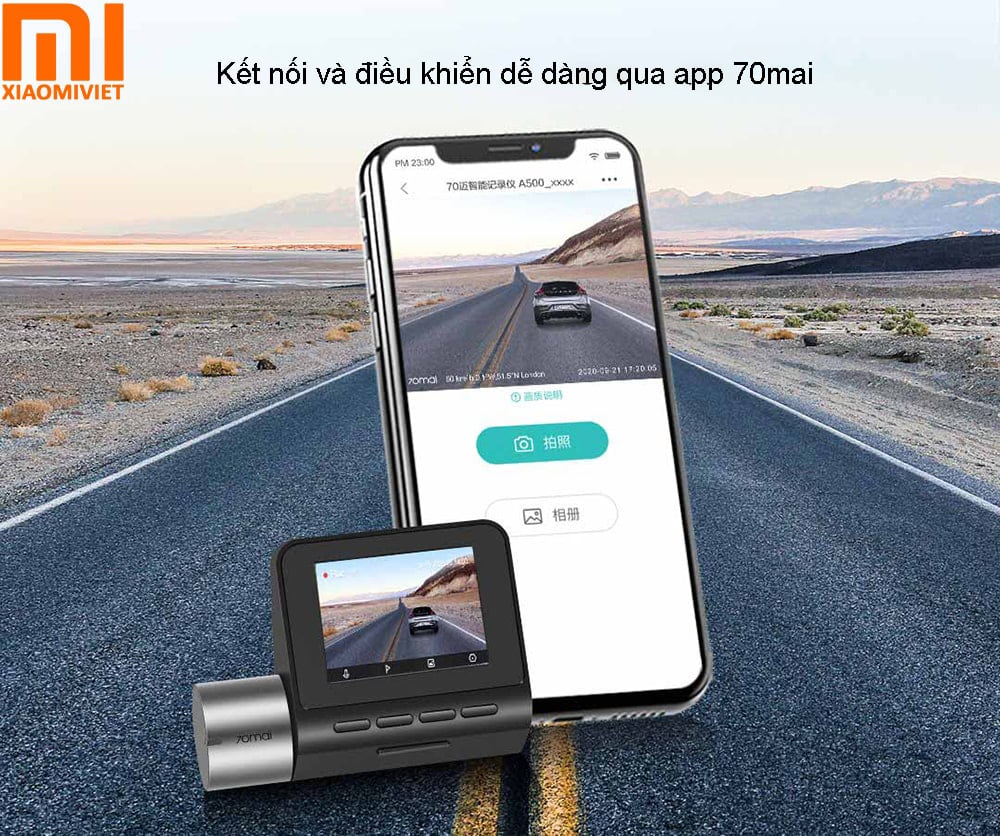 Camera hành trình 70mai Dash Cam Pro Plus A500 chuẩn 2K - Bản quốc tế Camera hành trình 70mai Dash Cam Pro Plus A500 chuẩn 2K - Bản quốc tế