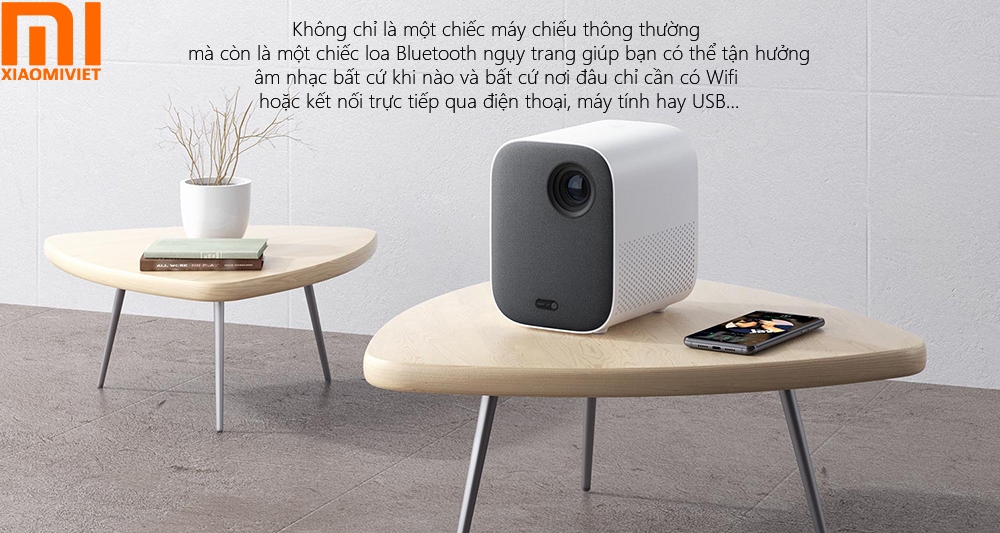 Máy chiếu Xiaomi Mini Portable còn là một chiếc lao ngụy trang thông minh