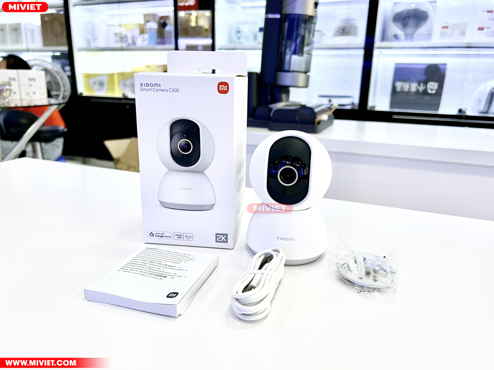 Bộ sản phẩm Camera IP WiFi 2K Xiaomi C300 - Quốc Tế 2023