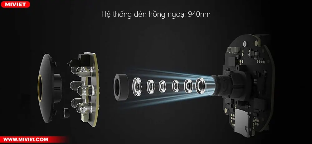 Hệ thống đèn hồng ngoại 940nm