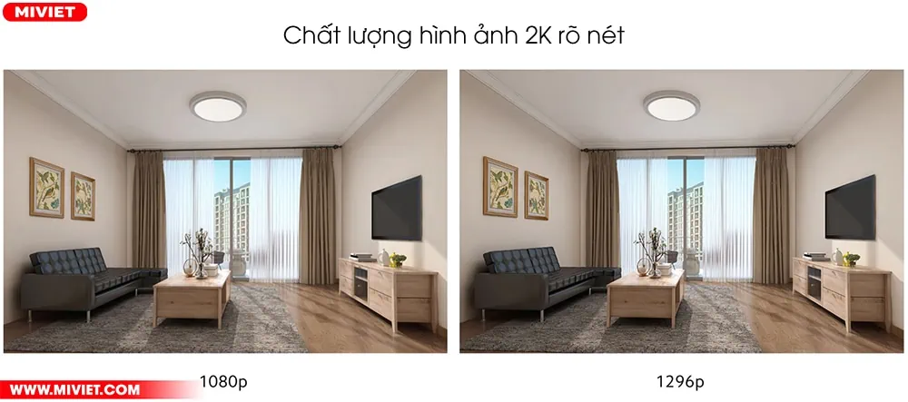 Hình ảnh sắc nét với phân giải 2K