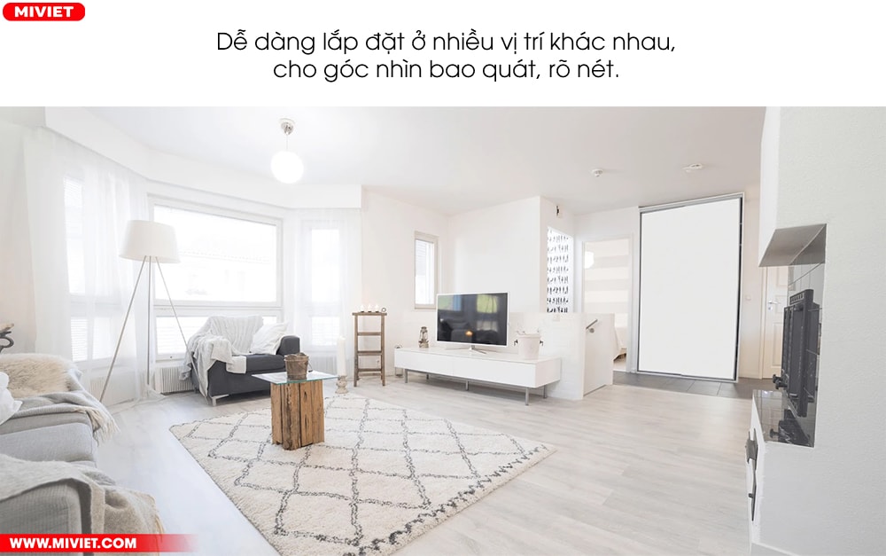Thiết kế tối ưu, dễ dàng lắp đặt ở mọi không gian