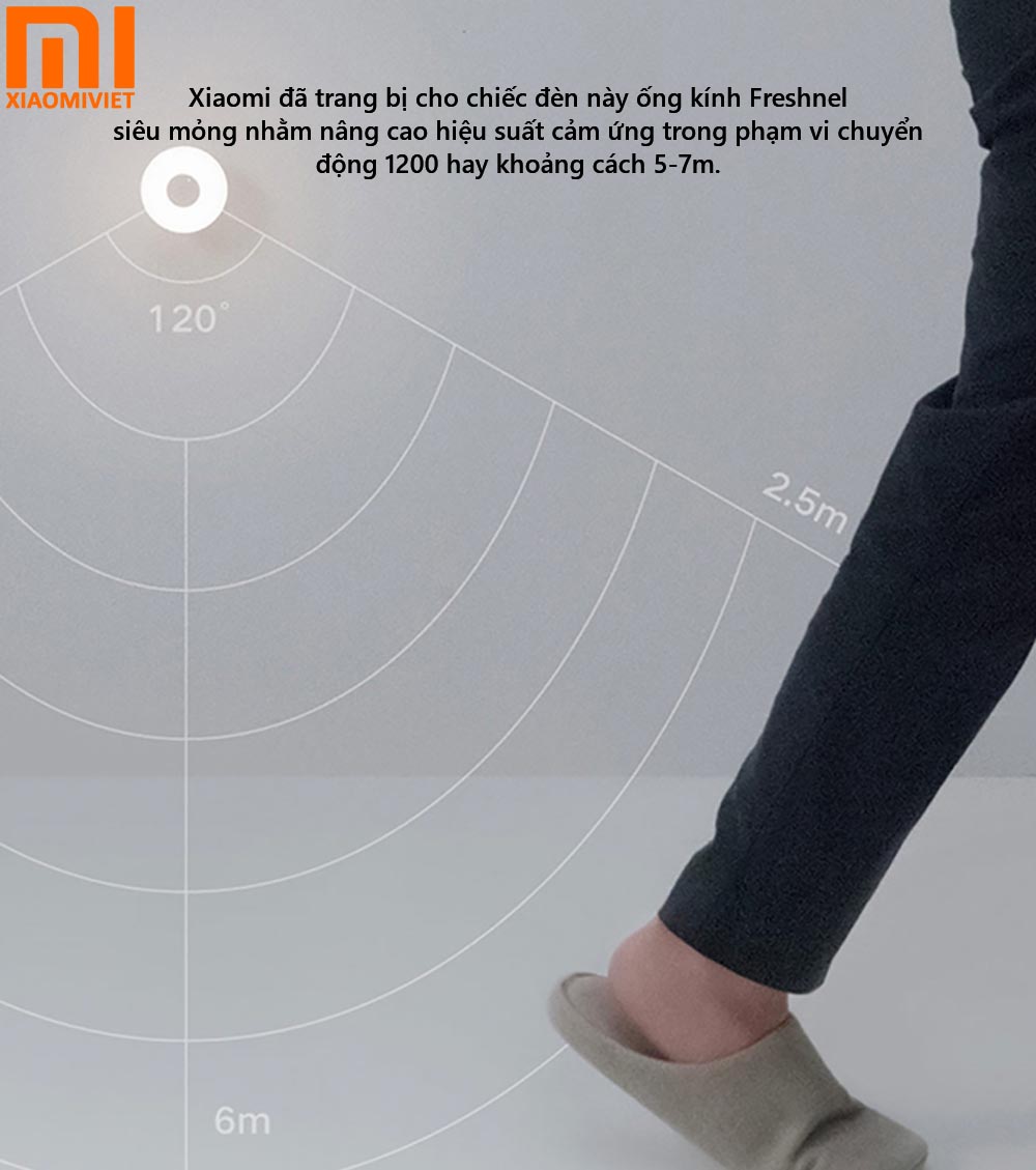 Xiaomi Mijia Night Light 2 cảm biến chuyển động của người dùng