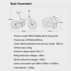 Xe Đạp Điện Trợ Lực Xiaomi Himo Z20 - Quốc tế 2023 - Chế độ điện và trợ lực Xe Đạp Điện Trợ Lực Xiaomi HIMO Z20 (1)