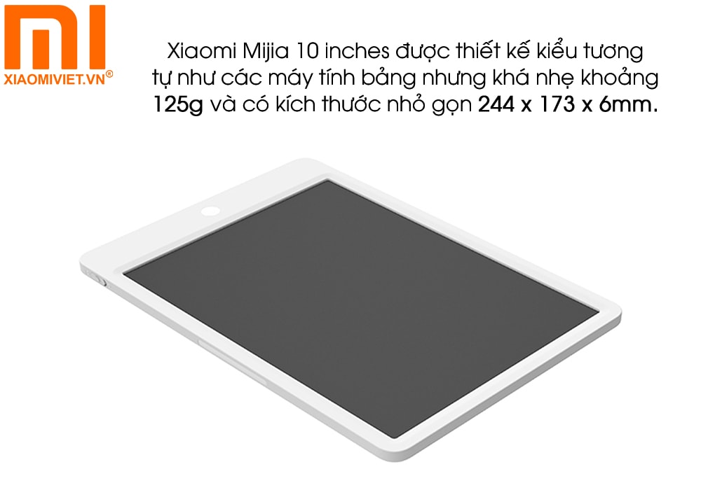 Bảng vẽ điện tử Xiaomi Mijia 10 inch/13.5 inch XMXHB01WC Bảng vẽ điện tử Xiaomi Mijia 10 inch có kích thước mỏng nhẹ chắc tay