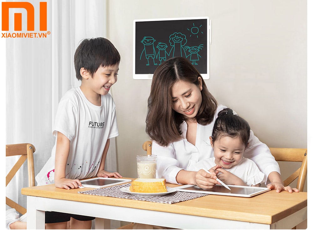Bảng vẽ điện tử Xiaomi Mijia 10 inch/13.5 inch XMXHB01WC Bảng vẽ điện tử Xiaomi Mijia 10 inch kết nối các thành viên trong gia đình