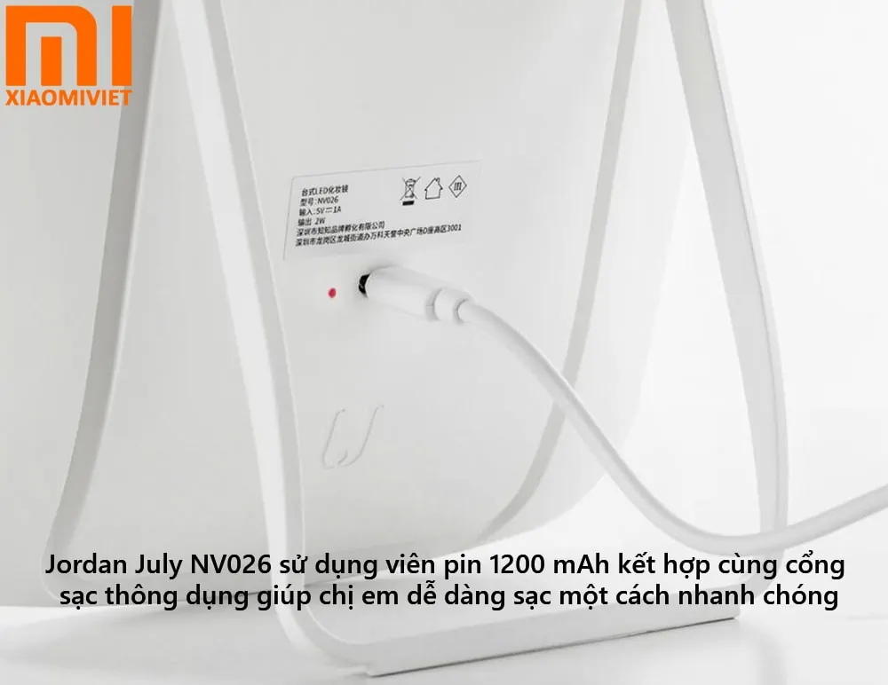 Thoải mái mang đến bất cứ đâu với viên pin dung lượng 1200 mAh