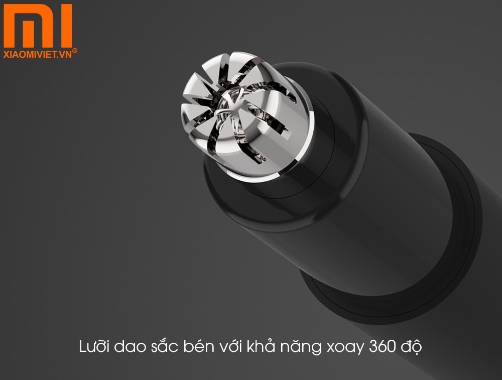 Lưỡi dao sắc bén với khả năng xoay 360 độ