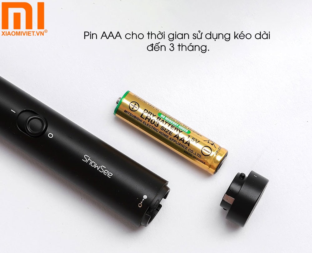 Pin AAA cho thời gian sử dụng kéo dài đến 3 tháng