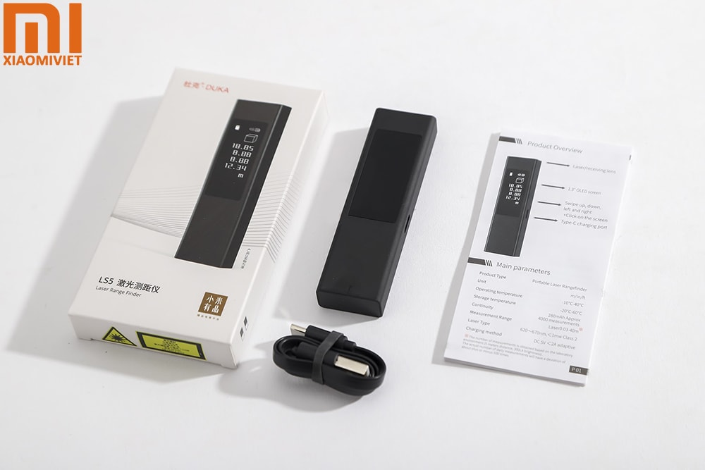 Bộ sản phẩm đầy đủ Xiaomi Duka LS-5