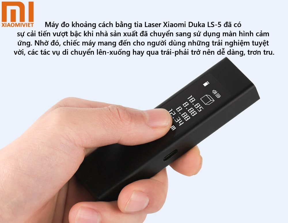 Xiaomi Duka LS-5 được trang bị màn hình cảm ứng tiện dụng