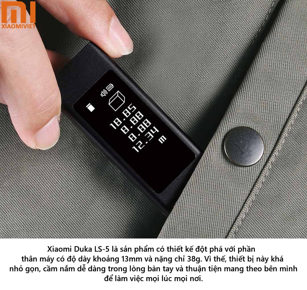Xiaomi Duka LS-5 sở hữu thiết kế bỏ túi nhỏ gọn