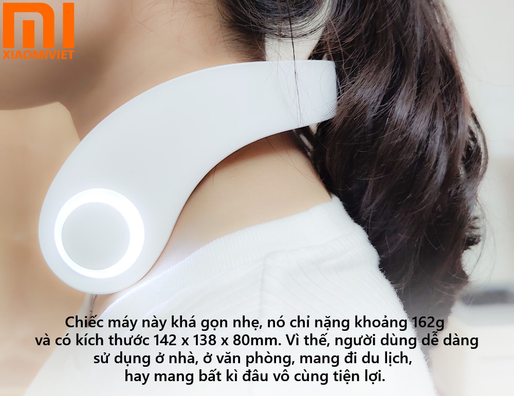 Máy massage cổ thông minh Jeeback G5 Thiết kế nhỏ gọn, phù hợp với mọi lứa tuổi