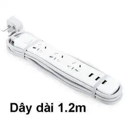 Ổ cắm điện Xiaomi Power Strip (3 cổng 3 USB) – XMCXB01QM (15W) (2)