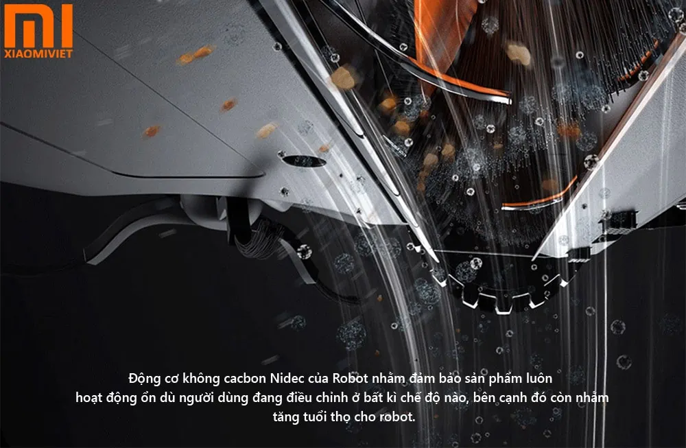 Động cơ không Cacbon Nidec mạnh mẽ