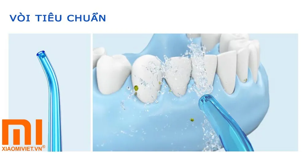 Tăm nước Xiaomi Soocas W3 Pro Chính Hãng Vòi tiêu chuẩn