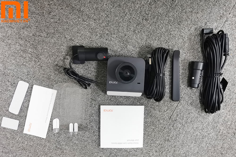 Bộ sản phẩm đầy đủ Camera Xiaomi 70mai Dash Cam A400