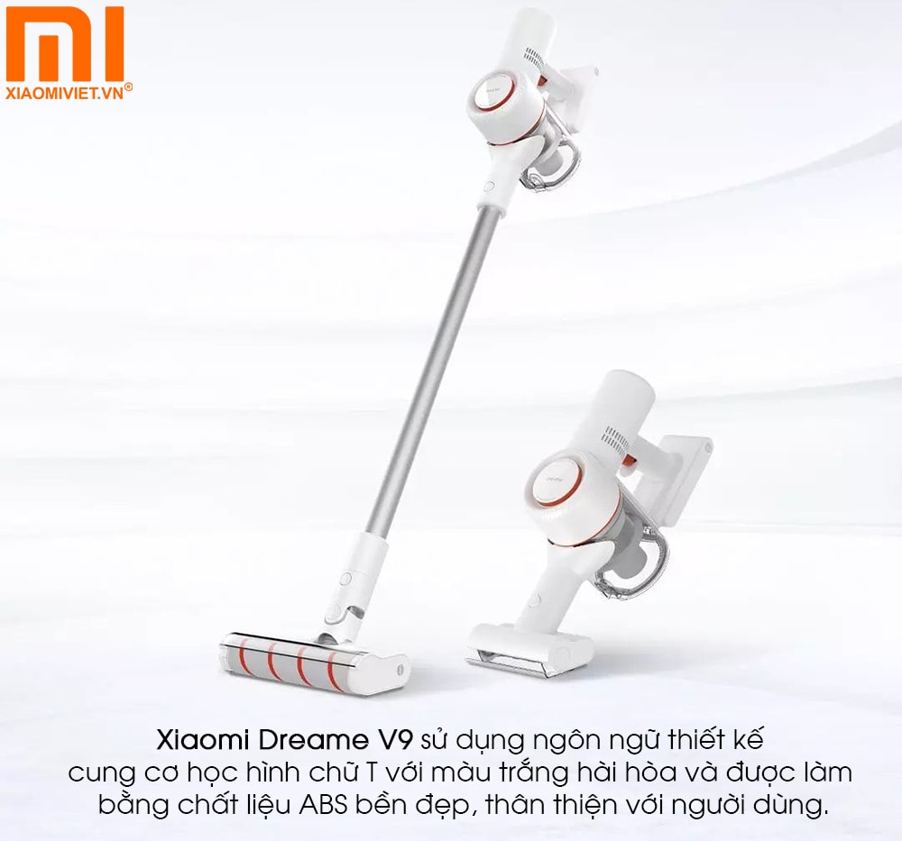 Xiaomi Dreame V9 sở hữu thiết kế thân thiện, dễ dàng sử dụng