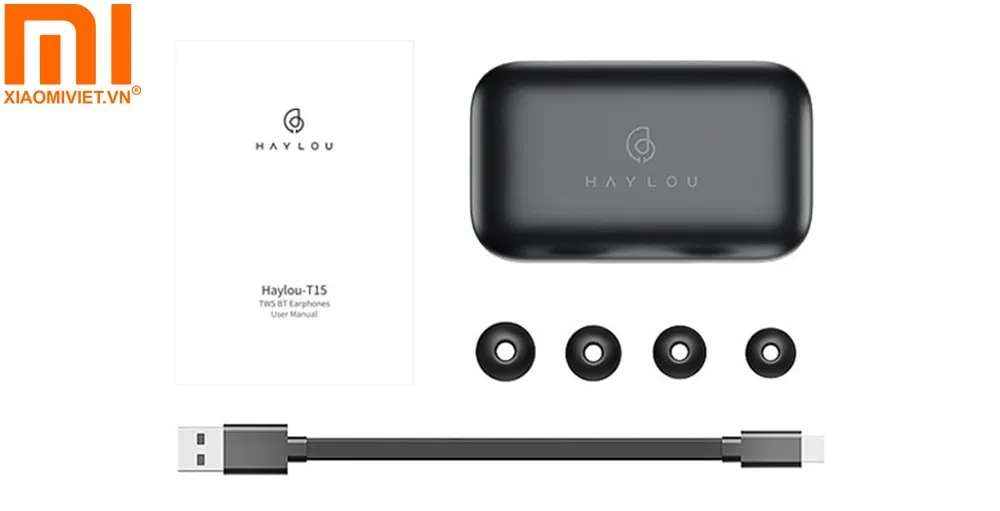 Trọn bộ sản phẩm Tai nghe Xiaomi Haylou T15