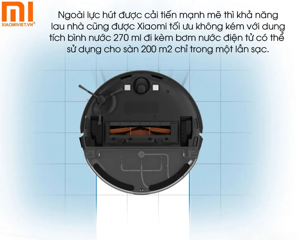 Hộp nước lớn đi kèm bơm điện tử