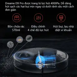 Robot hút bụi lau nhà Xiaomi Dreame D9 Pro - Chính Hãng - Quốc Tế