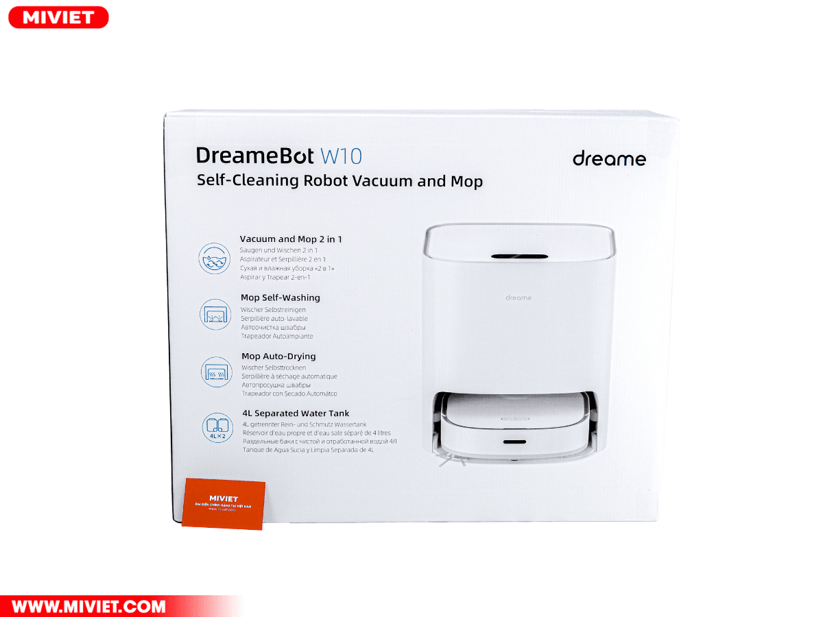 Robot hút bụi Dreame W10 bản quốc tế