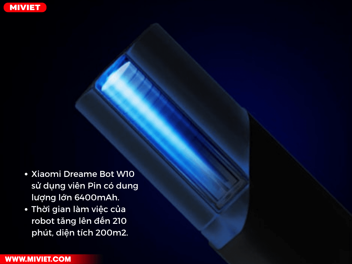 Dung lượng pin 6400 mAh