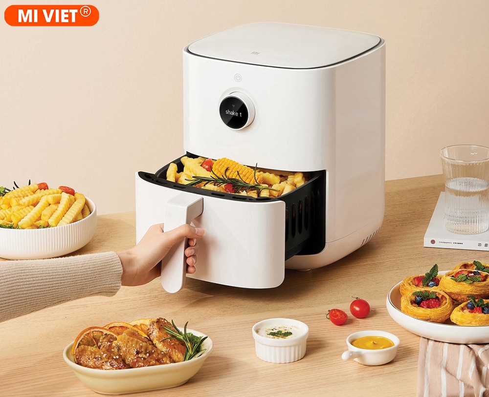 Nồi chiên không dầu Xiaomi Mi Smart Air Fryer 3.5L (Trắng) Sở hữu nhiều cải tiến cho ra những món ăn ngon