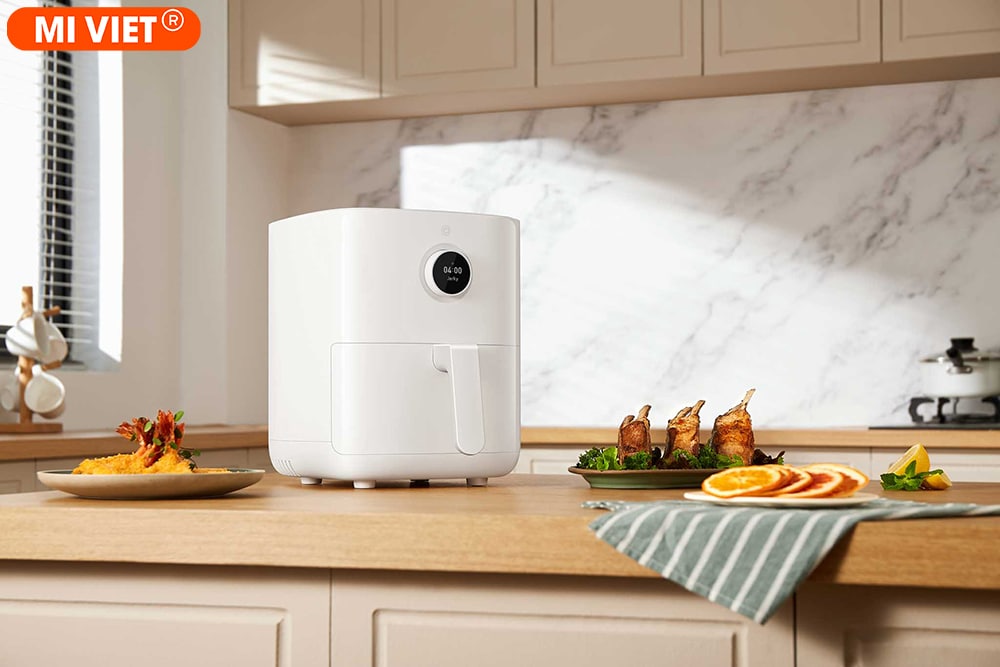 Nồi chiên không dầu Xiaomi Mi Smart Air Fryer 3.5L (Trắng) Xiaomi Mi Smart Air Fryer 3.5L gọn gàng trong gian bếp