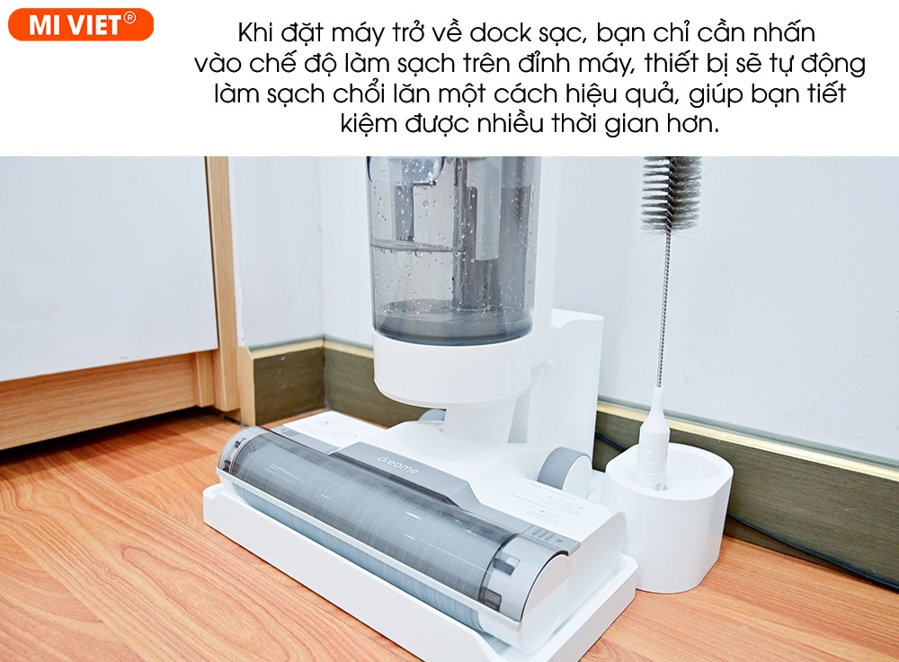 Chế độ tự làm sạch chổi lăn