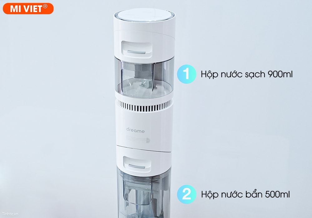 Loại bỏ hộp bụi thay vào đó là 2 hộp nước