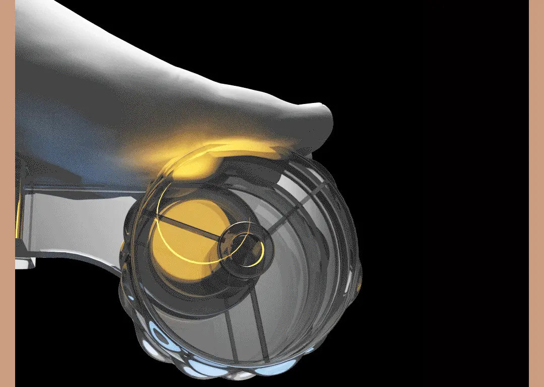 Máy massage chân bấm huyệt Xiaomi Leravan LJ-ZJ008 - Chính Hãng Con lăn kép làm tăng diện tích tiếp xúc với bàn chân lên đến 60% (1)