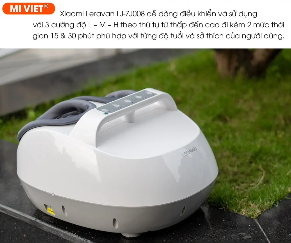 Máy massage chân bấm huyệt Xiaomi Leravan LJ-ZJ008 - Chính Hãng Máy massage chân Xiaomi Leravan LJ-ZJ008 dễ dàng điều khiển