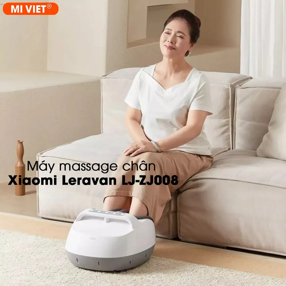 Máy massage chân bấm huyệt Xiaomi Leravan LJ-ZJ008 - Chính Hãng Máy massage chân Xiaomi Leravan LJ-ZJ008