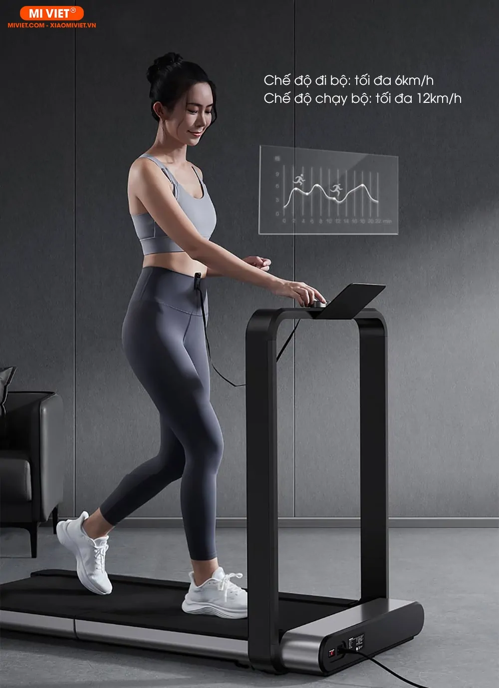 Máy Chạy Bộ KingSmith X21 - Quốc Tế - BH 24 Tháng - Chính Hãng - Full VAT 2 chế độ luyện tập chuyên nghiệp