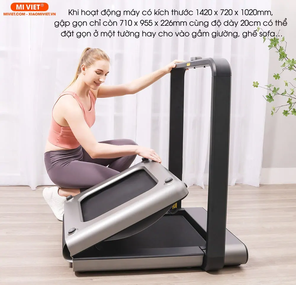 Máy Chạy Bộ KingSmith X21 - Quốc Tế - BH 24 Tháng - Chính Hãng - Full VAT Thiết kế gấp gọn 180 độ