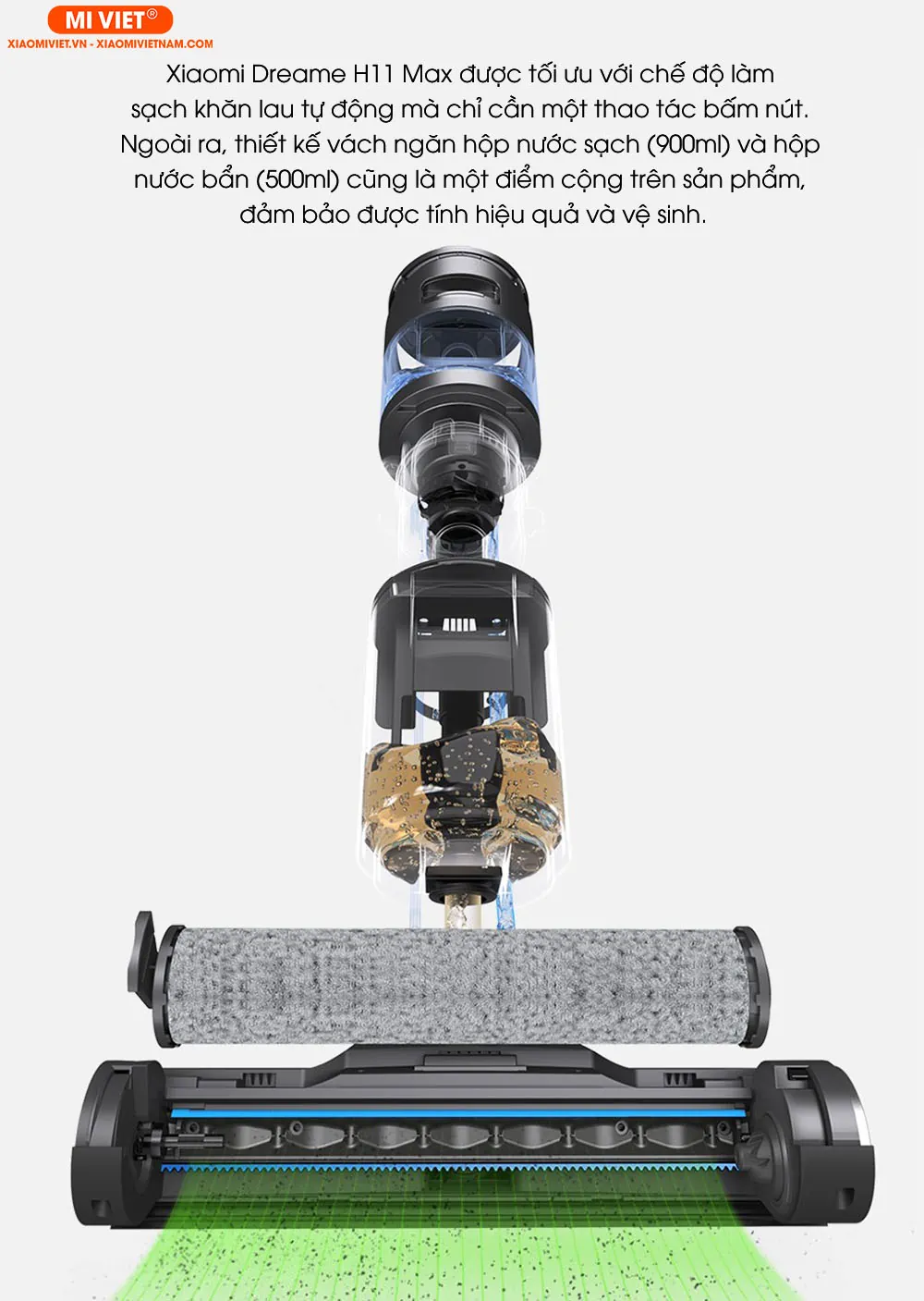 Tự động làm sạch khăn lau