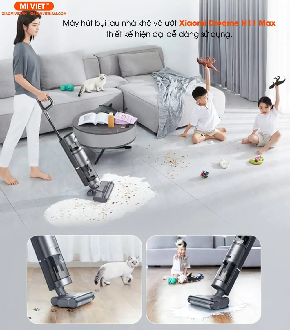 Xiaomi Dreame H11 Max sở hữu nhiều ưu điểm vượt trội