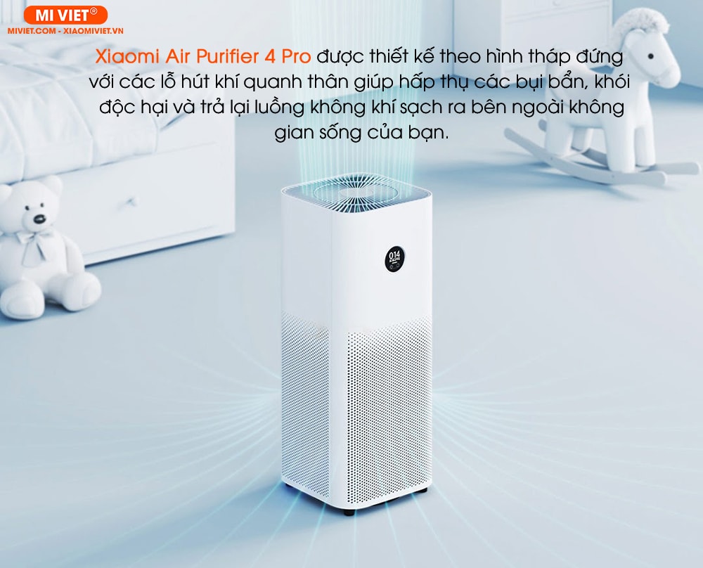 Thiết kế lỗ hút khí 360 độ, nâng cao hiệu quả