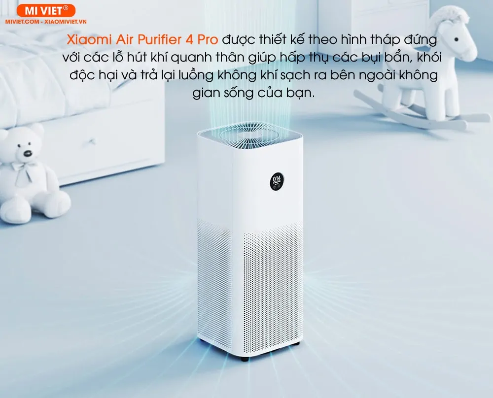 Thiết kế lỗ hút khí 360 độ, nâng cao hiệu quả