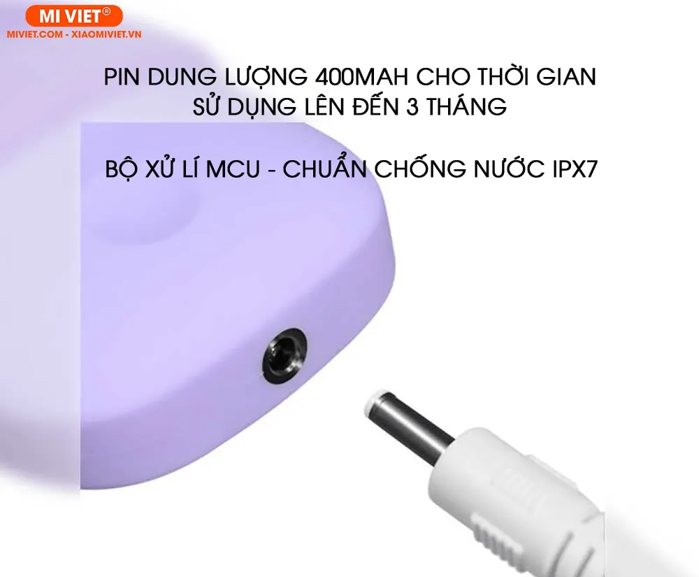 Hoạt động êm ái – Tuổi thọ pin cao – Chuẩn chống nước IPX7