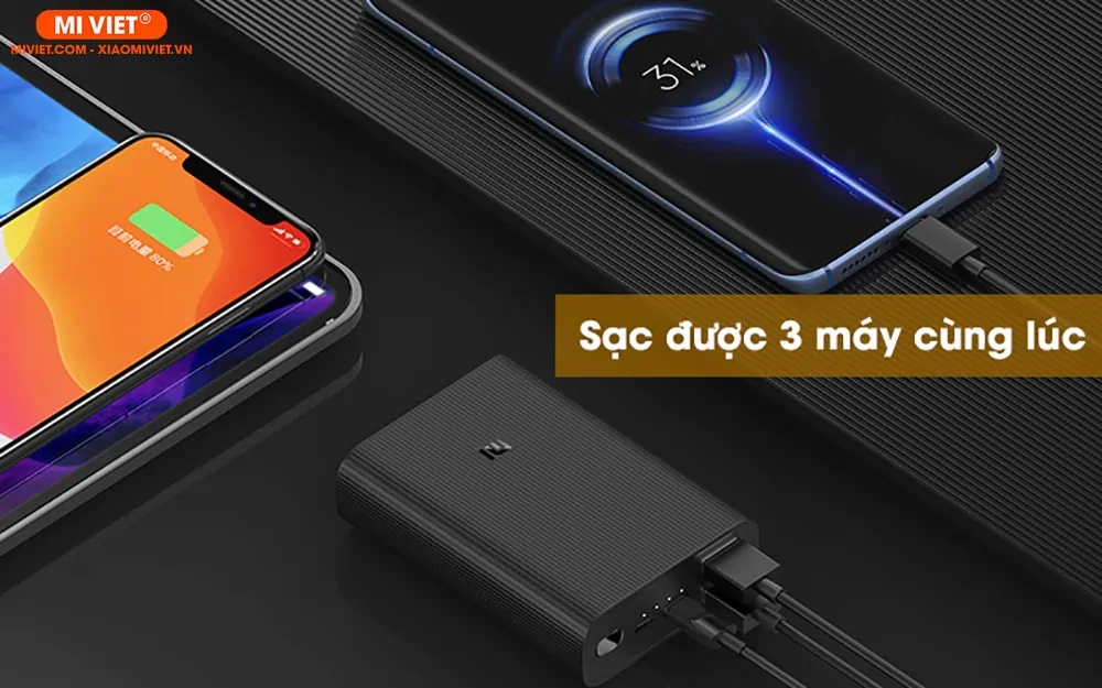 Dung lượng pin đủ, tương thích hầu hết các thiết bị