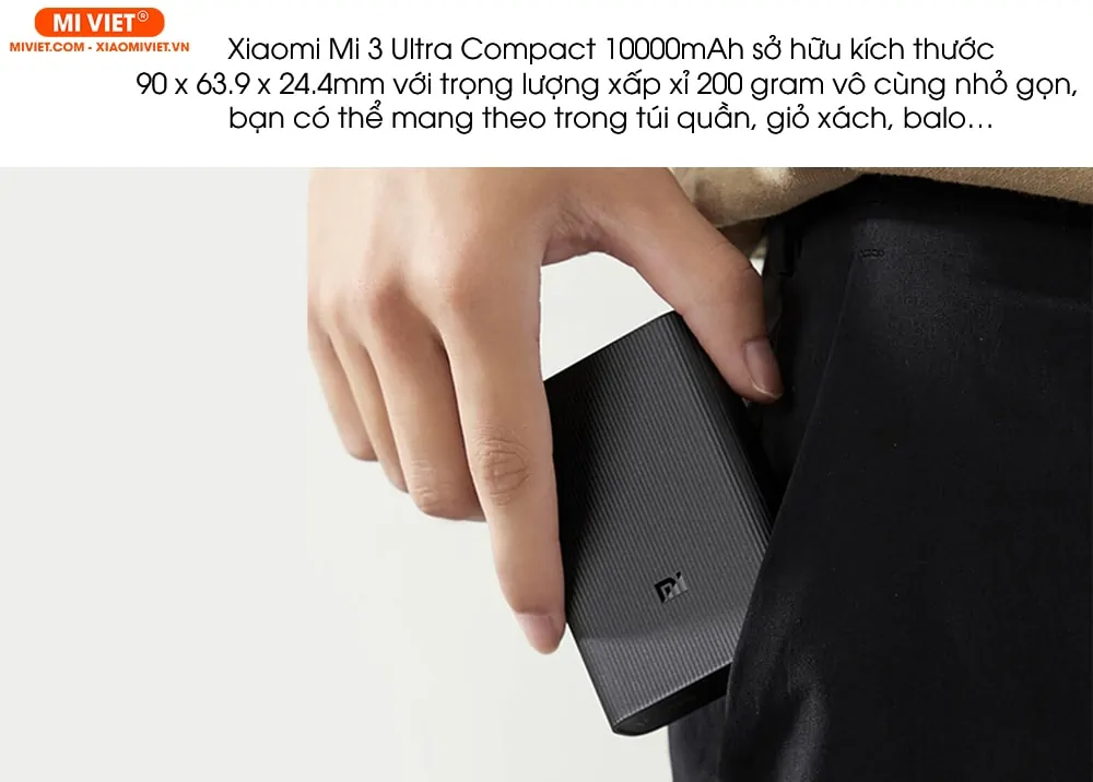 Thiết kế bỏ túi gọn nhẹ