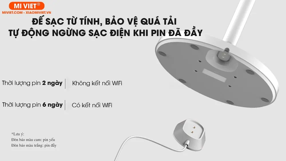Đế sạc từ tính, bảo vệ quá tải