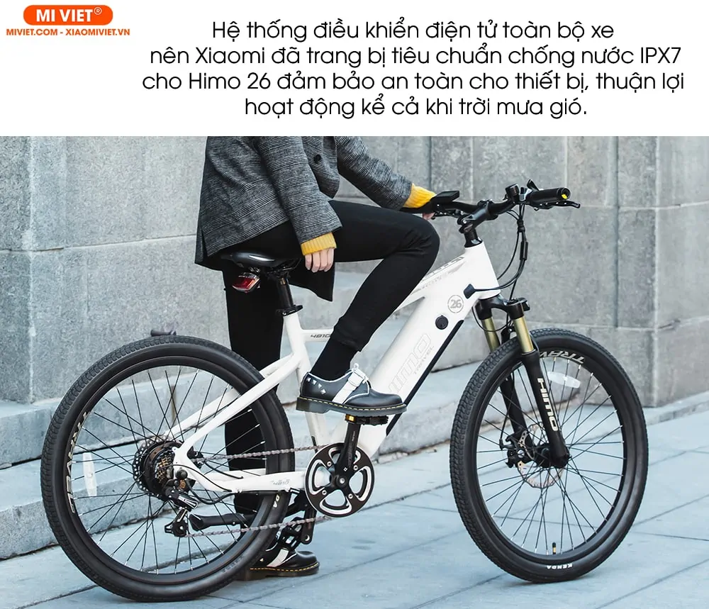 Xe đạp điện trợ lực Xiaomi Himo C26 Đạt chỉ tiêu chất lượng, hoạt động hiệu quả ở các chế độ