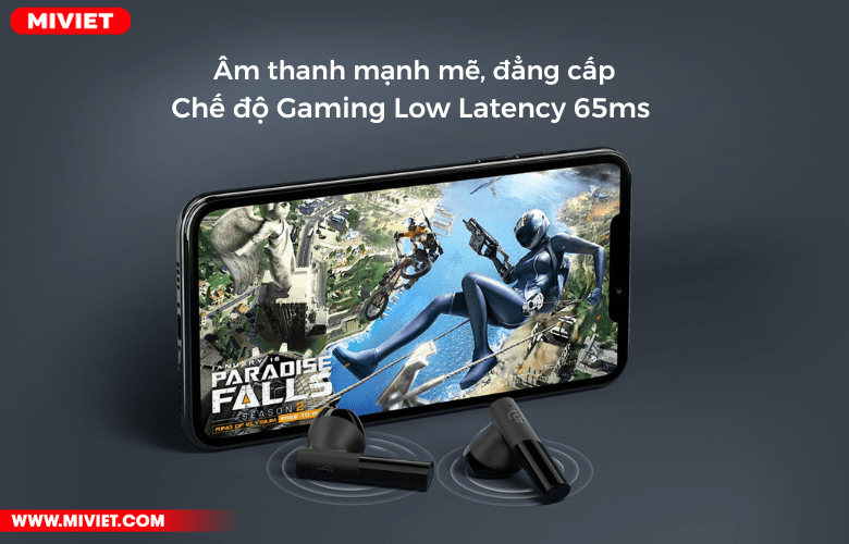 Tai nghe Bluetooth True Wireless Haylou GT6 âm thanh đẳng cấp