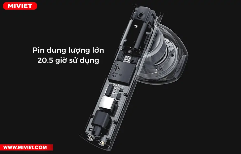 True Wireless Haylou GT6 thời lượng Pin lâu