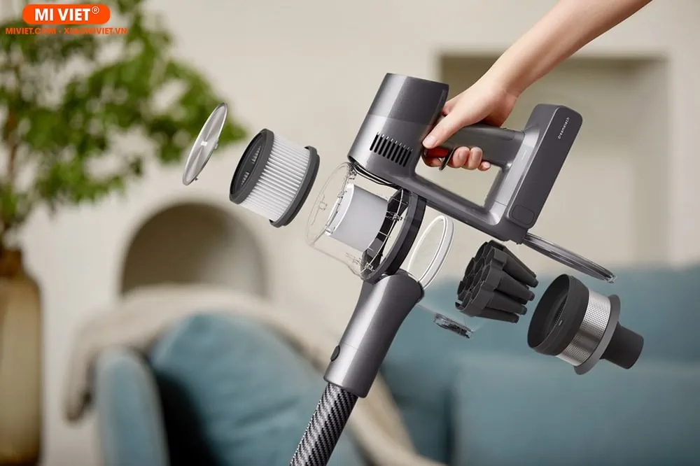 Máy hút bụi cầm tay cao cấp - Không dây Dreame T30 Dreame T30 sở hữu bộ lọc 5 cấp độ